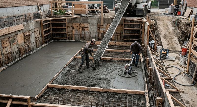 Basement Concrete Installation in Fallston, MD