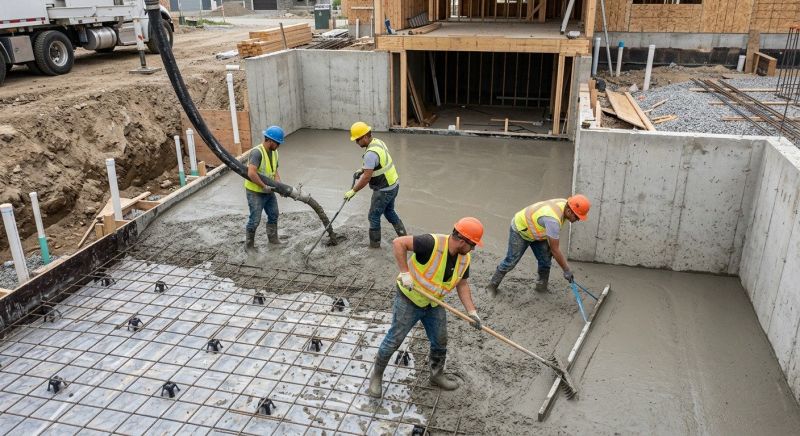 Basement Concrete Installation in Linthicum Heights, MD