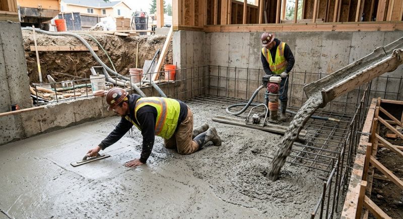 Basement Concrete Pouring in Baltimore County, MD