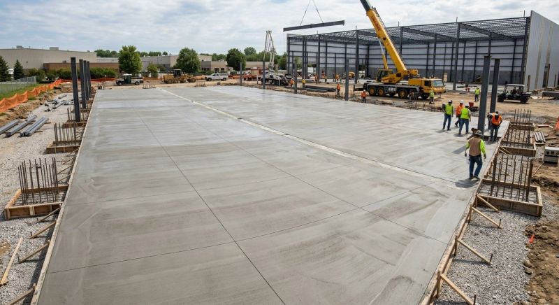 Commercial Slab Construction in Baltimore County, MD