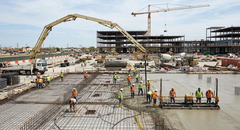 Commercial Slab Installation in Bel Air, MD
