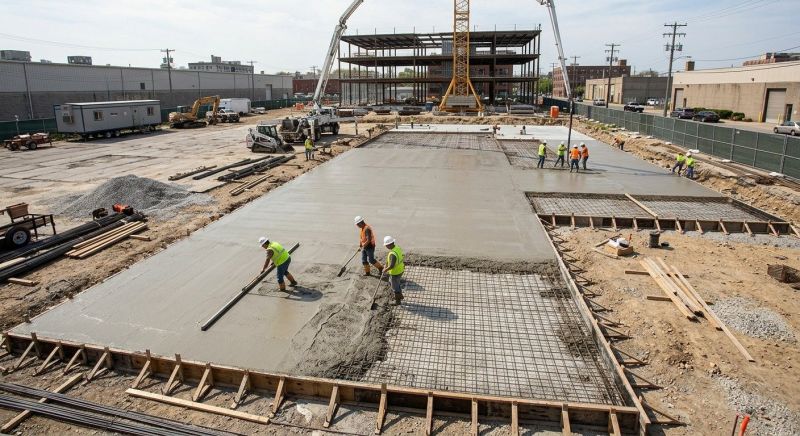 Commercial Slab Installation in Baltimore County, MD