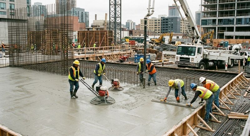 Commercial Slab Installation in Reisterstown, MD