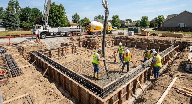 Concrete Foundation Installation in Fallston, MD