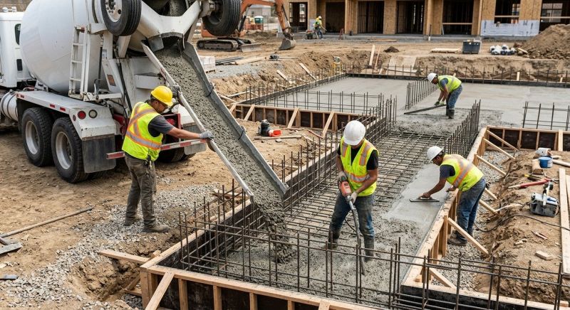 Foundation Wall Pouring in Phoenix, MD
