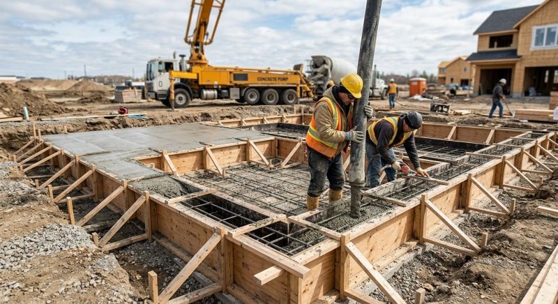 Foundation Wall Pouring in Phoenix, MD